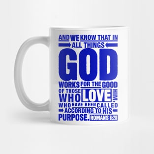 Romans 8:28 Mug